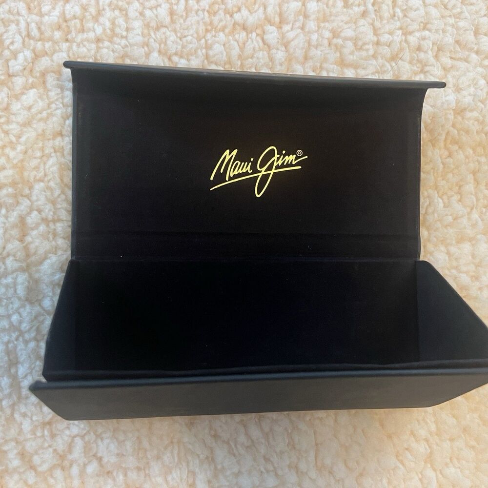 MAUI JIM AUTHENTIC EYEGLASSES SUNGLASSES BLACK FLAP CASE